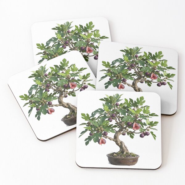 Item preview, 3D Realistic Mediterranean Fig Tree Deep Purple Fruit Art designed and sold by meghnad.