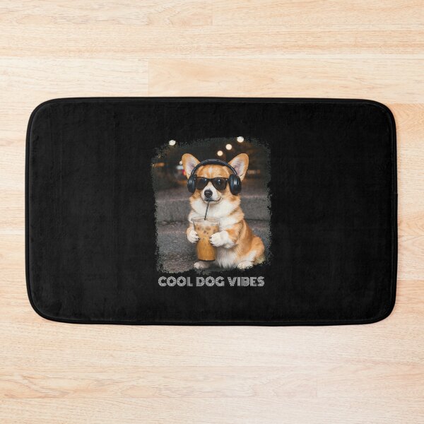 Item preview, Cool Corgi With Headphones Sips Iced Drink designed and sold by ZoeDaugherty.