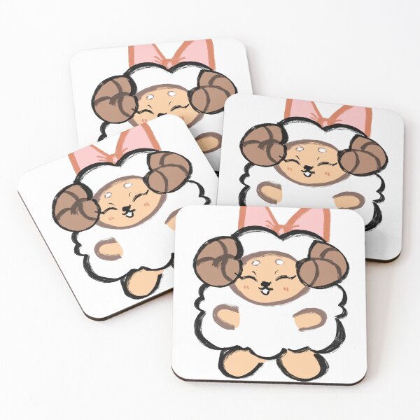 Item preview, Soft Pastel Kawaii Hachichimitsu the Expressive Sheep Happy Design designed and sold by Hachichimitsu.
