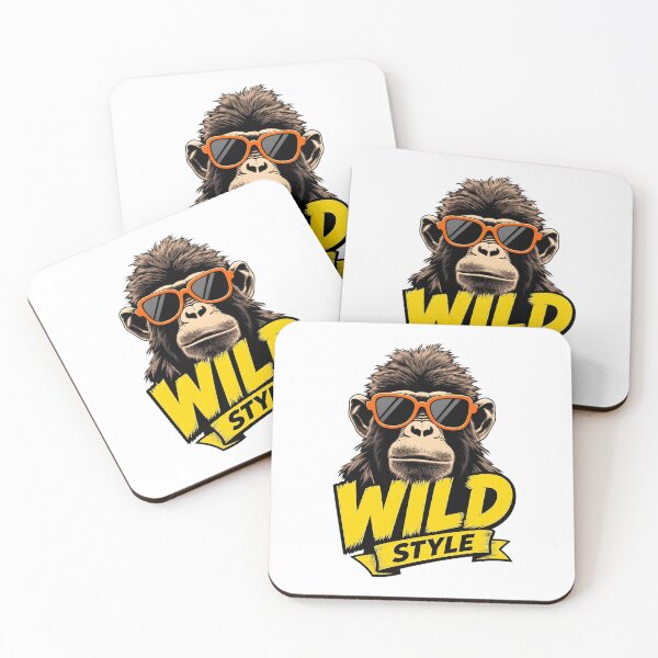 Item preview, Wild Style Sunglasses Gorilla Portrait designed and sold by KorraKreations.