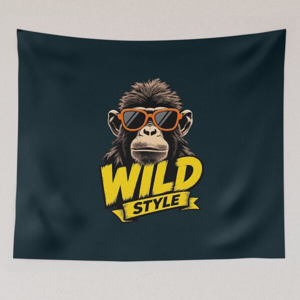 Item preview, Wild Style Sunglasses Gorilla Portrait designed and sold by KorraKreations.