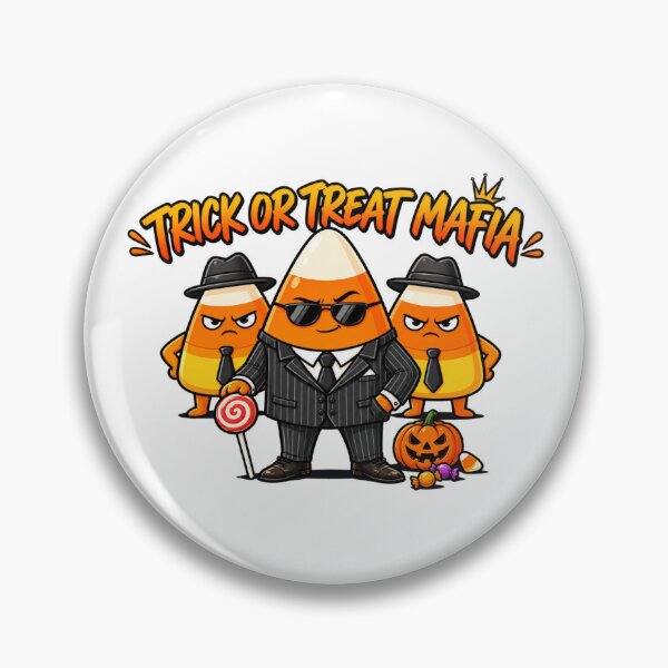 Item preview, Trick or Treat Mafia – Funny Candy Corn Halloween designed and sold by MrDev.