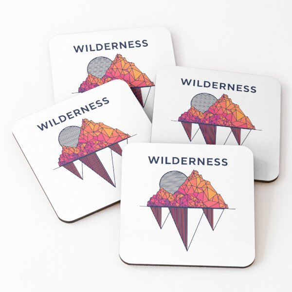 Item preview, Wilderness Geometric Mountain Badge designed and sold by KorraKreations.