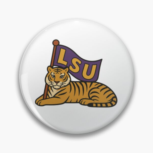 Item preview, LSU Tiger with Flag designed and sold by LeauxcalSouth.