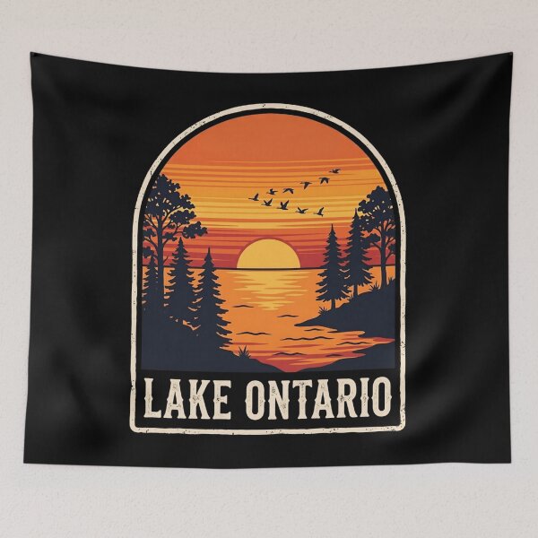 Item preview, Lake Ontario Est 1615 Outdoor Great Lakes designed and sold by PaigeWoodShop.