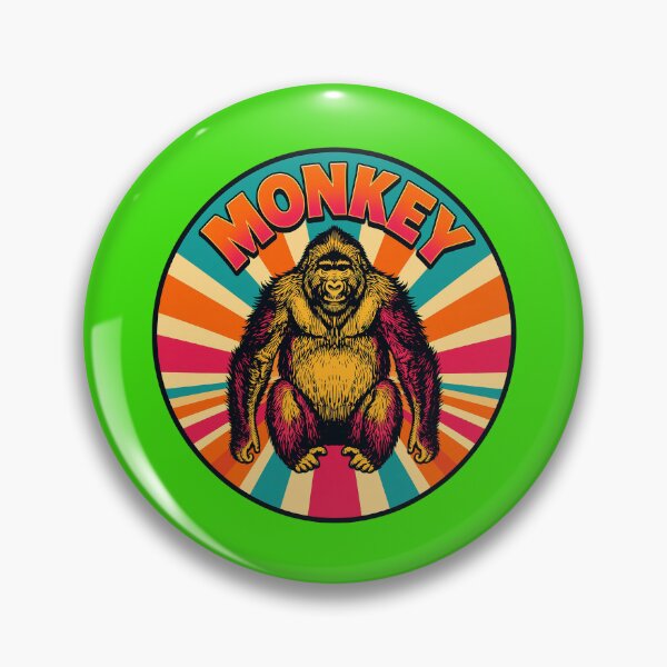 Item preview, Monkey Retro Sunset Portrait designed and sold by KorraKreations.