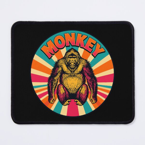 Item preview, Monkey Retro Sunset Portrait designed and sold by KorraKreations.