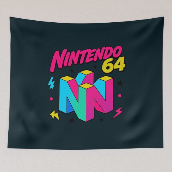 Item preview, Gráfico del logotipo retro de Nintendo 64 designed and sold by KorraKreations.