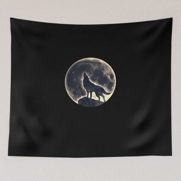 Item preview, Wolf Moon Fantasy Wild Dog Wolves designed and sold by guidoscmyeh.