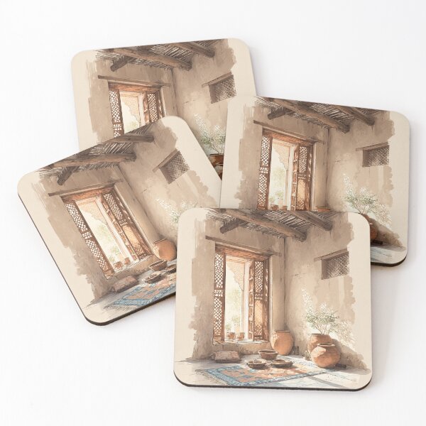 Item preview, Earthy Billabong Gouache Landscape designed and sold by Karinouthuys.
