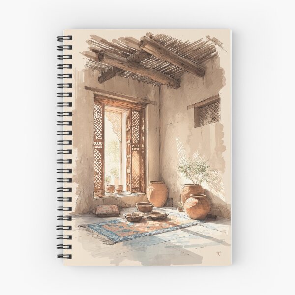 Item preview, Earthy Billabong Gouache Landscape designed and sold by Karinouthuys.