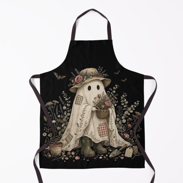 Item preview, Cottagecore Ghost Gardener Kindness Flowers Halloween designed and sold by CF_VintageDesign.
