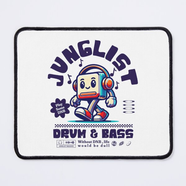 Item preview, junglist - dnb headphone mascot (eggplant) designed and sold by CrystalLSchwa8.