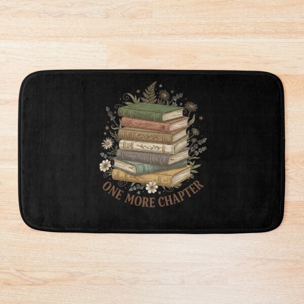 Item preview, One More Chapter Book Lover Vintage Floral Reading Design designed and sold by JL Studio - Cozy Arts.