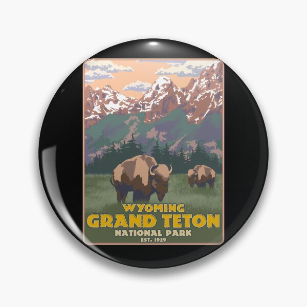 Item preview, Wyoming Grand Teton National Park Mountain Hiking designed and sold by guidoscmyeh.