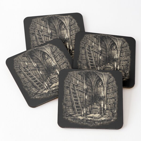 Item preview, Dark library designed and sold by BiaSMartins.