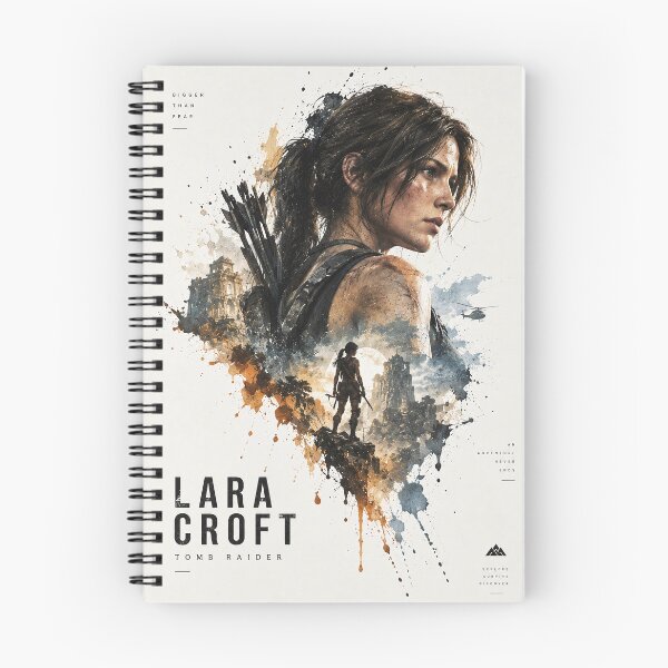 Item preview, Lara Croft Tomb Raider Watercolor Adventure Poster designed and sold by iwzzuel.