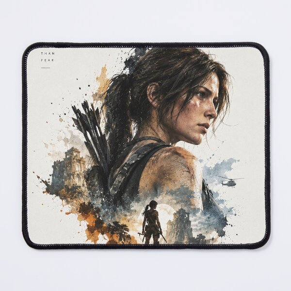 Item preview, Lara Croft Tomb Raider Watercolor Adventure Poster designed and sold by iwzzuel.
