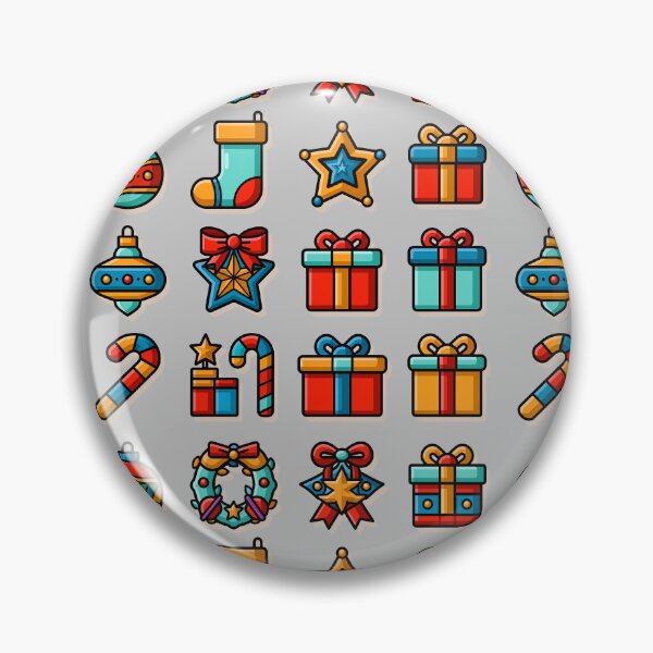 Item preview, Cute Colorful Christmas Holiday Icon Sticker Pack designed and sold by colorful-white.