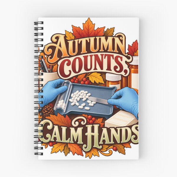 Item preview, Autumn Counts Calm Hands Pharmacy Technician designed and sold by supertae.