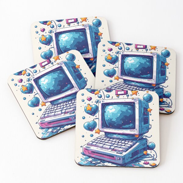 Item preview, Synthwave Retro PC | 80s Vaporwave Computer Aesthetic designed and sold by DSIGNMAN.