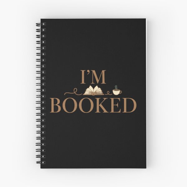 Item preview, I’m Booked Funny Introvert Reading Coffee Design designed and sold by JL Studio - Cozy Arts.