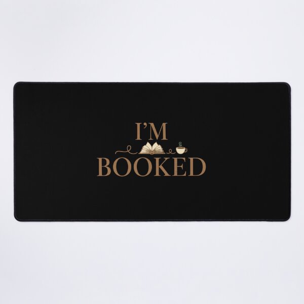Item preview, I’m Booked Funny Introvert Reading Coffee Design designed and sold by JL Studio - Cozy Arts.