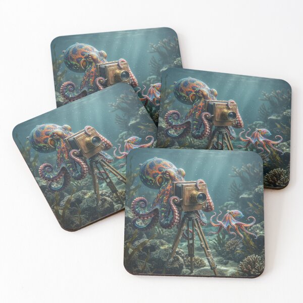 Item preview, Octopus Takes Photo of Junior designed and sold by Tridentulus.