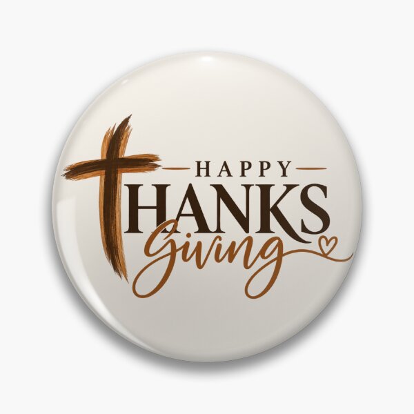 Item preview, Happy Thanksgiving – Christian Cross Faith Design designed and sold by HO•Designs.