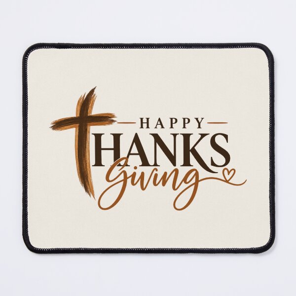 Item preview, Happy Thanksgiving – Christian Cross Faith Design designed and sold by HO•Designs.