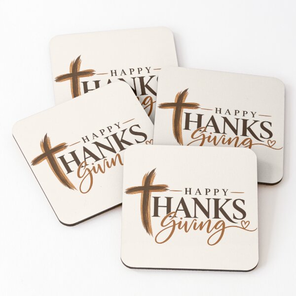 Item preview, Happy Thanksgiving – Christian Cross Faith Design designed and sold by HO•Designs.