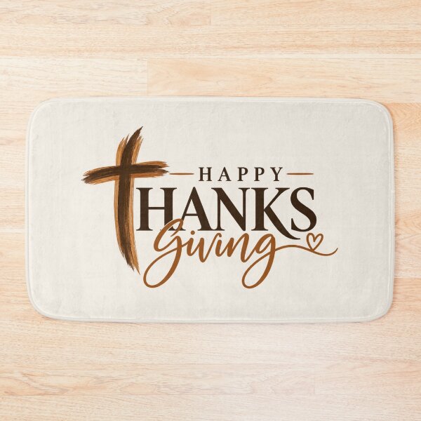 Item preview, Happy Thanksgiving – Christian Cross Faith Design designed and sold by HO•Designs.