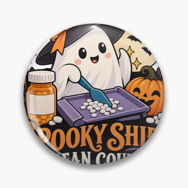 Item preview, Spooky Shift Clean Counts Pharmacy Technician designed and sold by supertae.