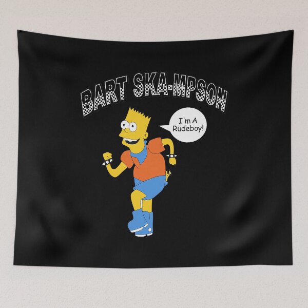 Item preview, BART SKA-MPSON Rudeboy Music Cartoon Character designed and sold by ZoeDaugherty.