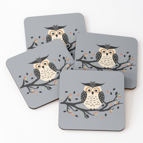 Item preview, Owl on a Branch designed and sold by Kendall Rose Doodles.