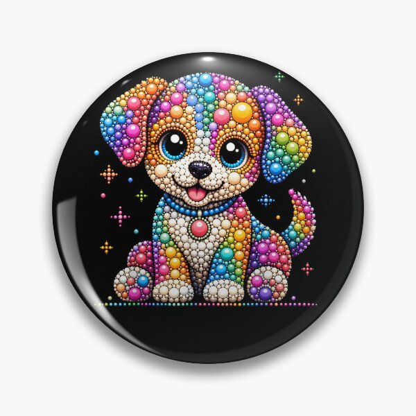 Item preview, Happy Dot 2026 Colorful Polka Dot Dog Puppies Kids Girl Boy designed and sold by JanetWilli.