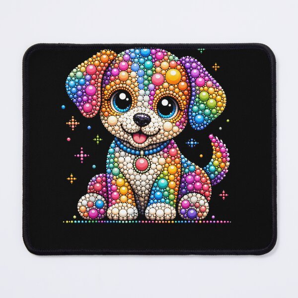 Item preview, Happy Dot 2026 Colorful Polka Dot Dog Puppies Kids Girl Boy designed and sold by JanetWilli.