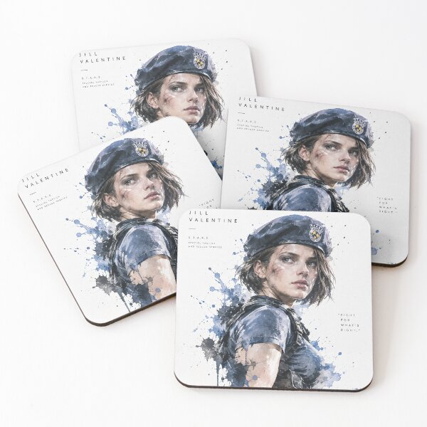 Item preview, Jill Valentine Resident Evil Watercolor Portrait designed and sold by iwzzuel.