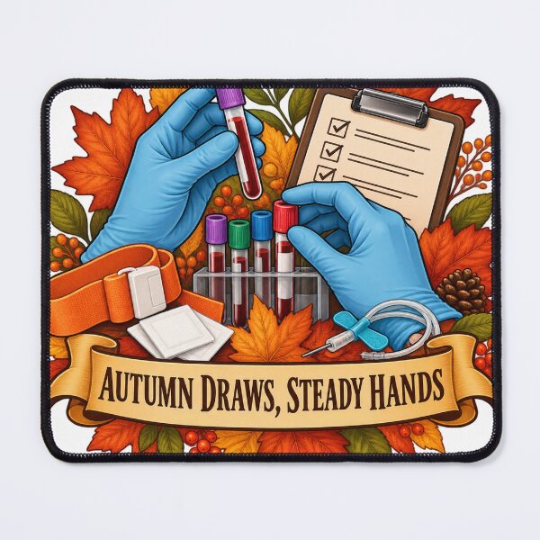 Item preview, Autumn Draws Steady Hands Phlebotomist designed and sold by supertae.