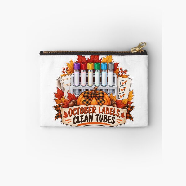 Item preview, October Labels Clean Tubes Phlebotomist designed and sold by supertae.
