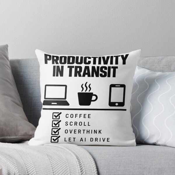 Item preview, Productivity In Transit Let AI Drive designed and sold by Kenzie & Co.