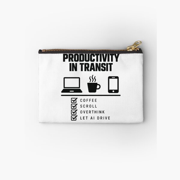 Item preview, Productivity In Transit Let AI Drive designed and sold by Kenzie & Co.