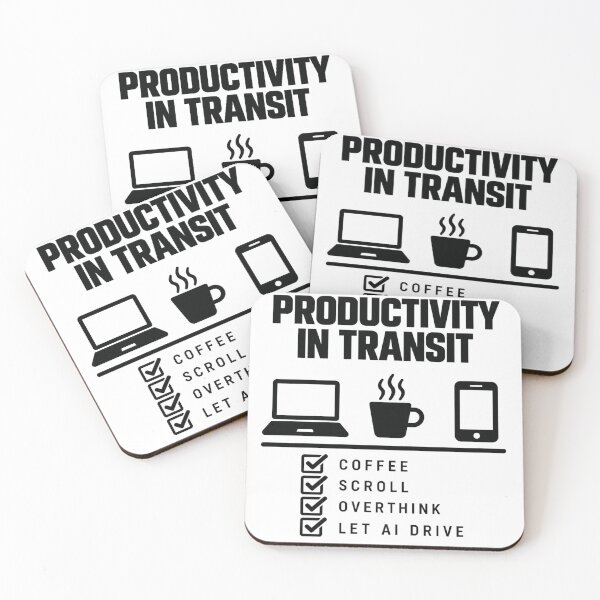 Item preview, Productivity In Transit Let AI Drive designed and sold by Kenzie & Co.