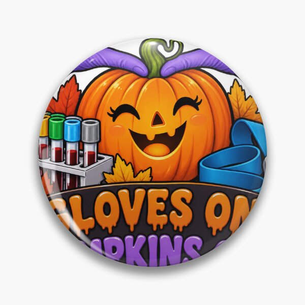 Item preview, Gloves On Pumpkins Out Phlebotomist designed and sold by supertae.