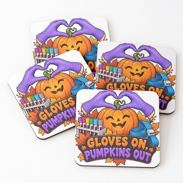 Item preview, Gloves On Pumpkins Out Phlebotomist designed and sold by supertae.