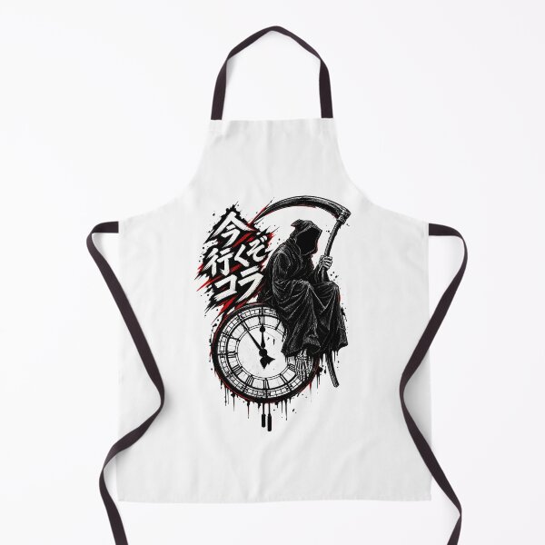 Item preview, Grim Reaper Clock – Dark Gothic Death Anime Sticker designed and sold by RazaNocturne.