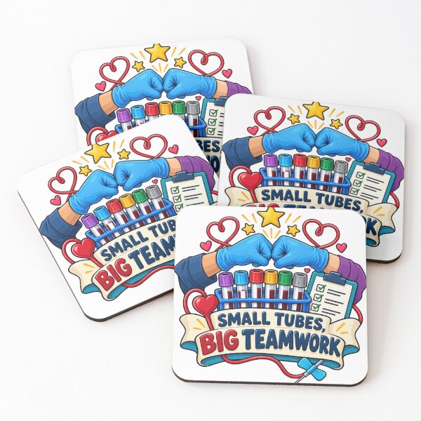 Item preview, Small Tubes Big Teamwork Phlebotomist designed and sold by supertae.