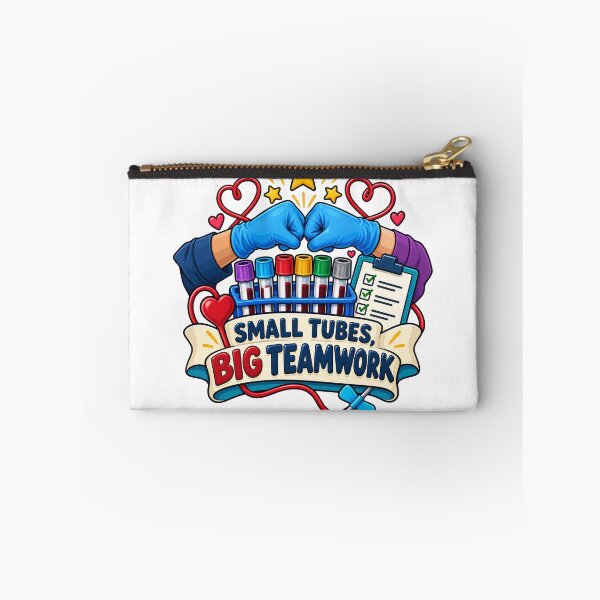 Item preview, Small Tubes Big Teamwork Phlebotomist designed and sold by supertae.