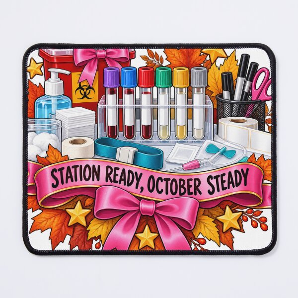 Item preview, Station Ready October Steady Phlebotomist designed and sold by supertae.
