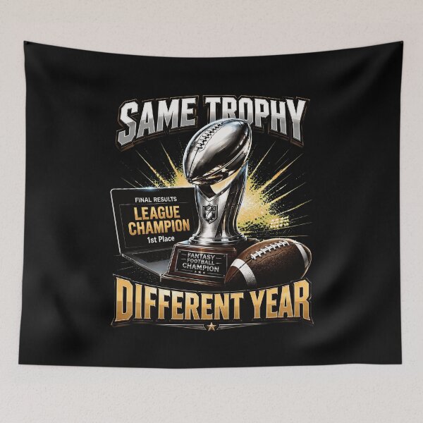 Item preview, Fantasy Football League Champion Trophy Design designed and sold by SandraHer89424.